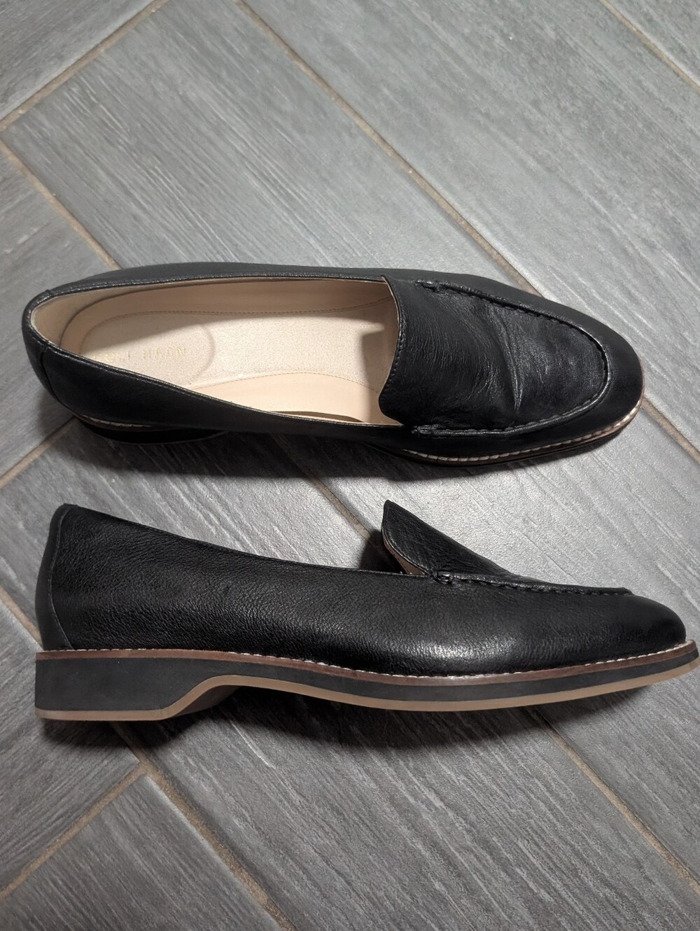 Cole Haan | The Go-To Loafer In Black Grainy Leather